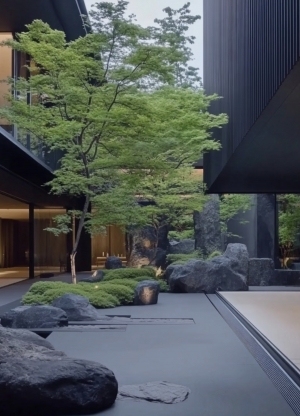 白天庭院外景-ID:6309026
