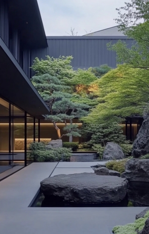 白天庭院外景-ID:681469929
