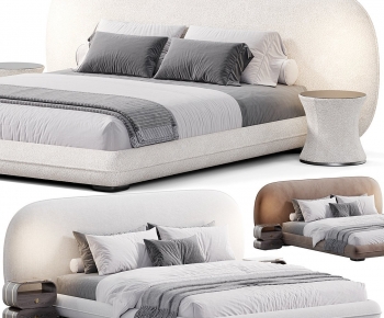 Modern Double Bed-ID:835211045