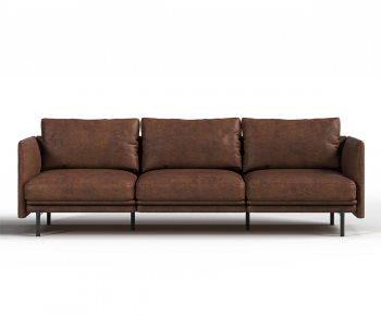 Modern Three-seat Sofa-ID:758421907