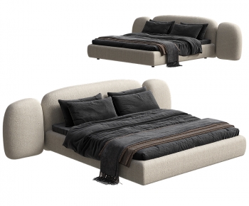 Modern Double Bed-ID:405910051