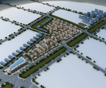 Modern Architectural Bird's-eye View Planning-ID:976223954