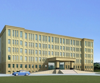 European Style Appearance Of Commercial Building-ID:241641048