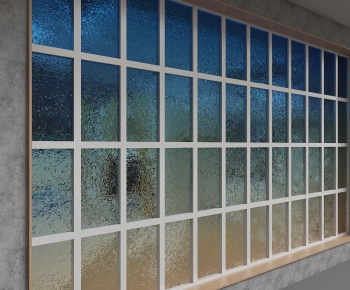 Modern Glass Screen Partition-ID:701920997