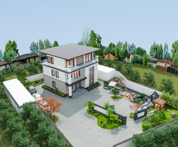 New Chinese Style Detached Villa-ID:516540054