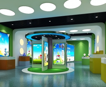 Modern Exhibition Hall-ID:456049488