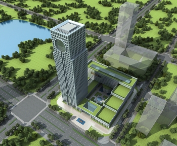 Modern Appearance Of Commercial Building-ID:219620946