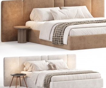 Modern Double Bed-ID:124202971