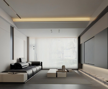 Modern A Living Room-ID:377945901