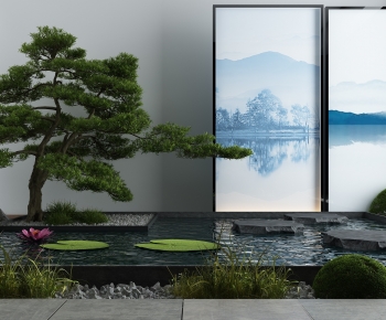 New Chinese Style Rockery Waterscape-ID:292691952