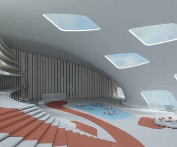 Modern Exhibition Hall-ID:167270901