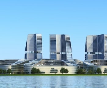 Modern Appearance Of Commercial Building-ID:214936974