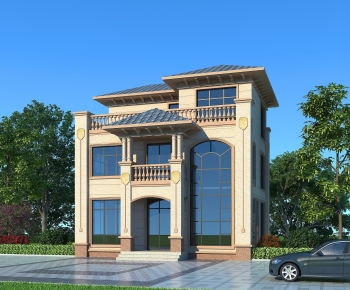 Simple European Style Detached Villa-ID:797131128