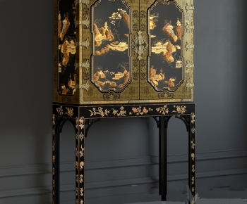 Chinese Style Side Cabinet-ID:815495013