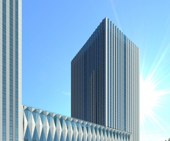 Modern Appearance Of Commercial Building-ID:384411102