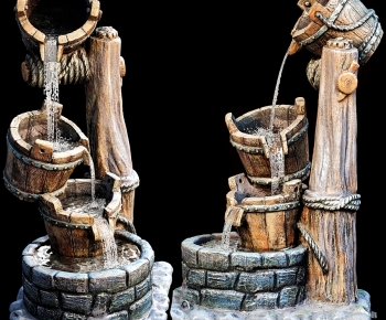 Modern Rockery Waterscape-ID:167634965