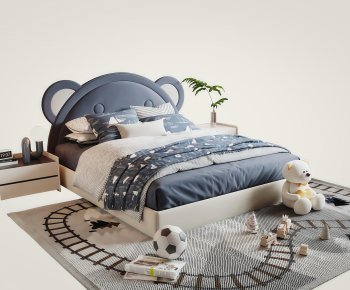 Modern Child's Bed-ID:694843052