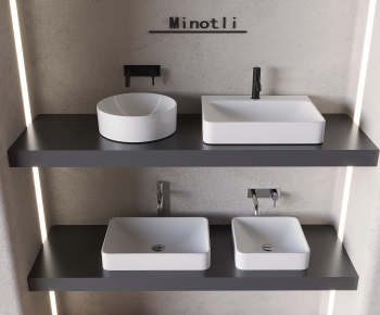 minotli现代洗手台盆组合-ID:169395926