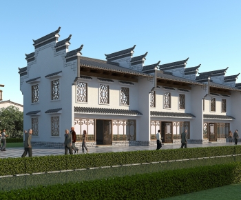 Chinese Style Commercial Street-ID:660896066