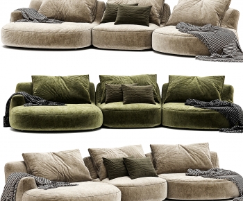 Modern Three-seat Sofa-ID:695794117