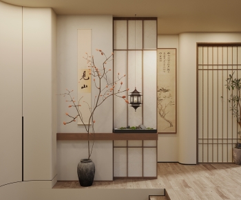 New Chinese Style Hallway-ID:239232067