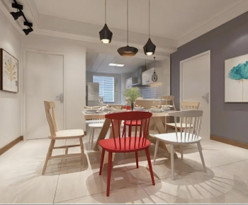 Nordic Style Dining Room-ID:214329966