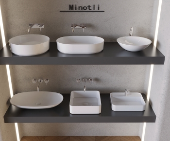 minotli现代洗手台盆组合-ID:405700281