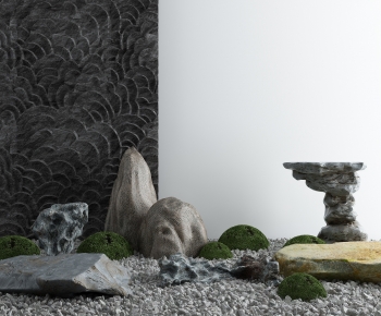 New Chinese Style Rockery Waterscape-ID:343718053