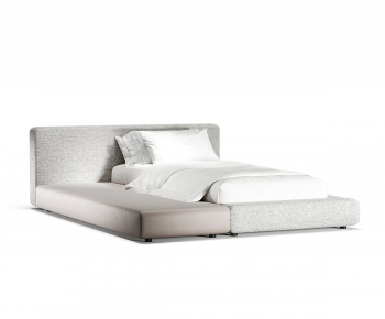 Modern Double Bed-ID:399904979