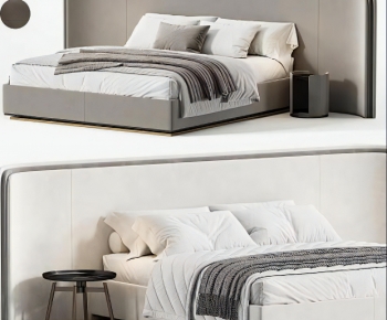 Modern Double Bed-ID:223154073