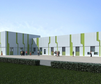 Modern Industrial Building-ID:520068883