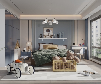 Modern Boy's Room And Son's Room-ID:816607004