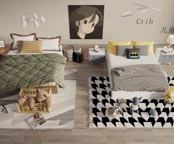 Modern Child's Bed-ID:794001109