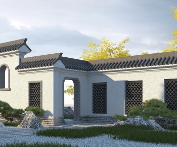 Chinese Style Landscape Wall-ID:640734918