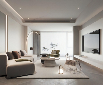 Modern A Living Room-ID:906527041