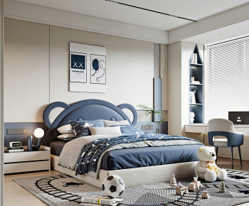 Modern Boy's Room And Son's Room-ID:678946972