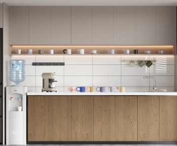 Modern Office Tea Room-ID:910175091