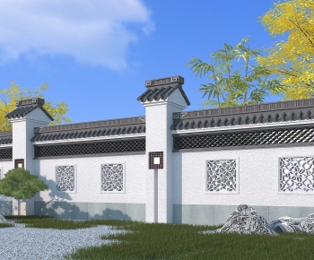 Chinese Style Landscape Wall-ID:263916028