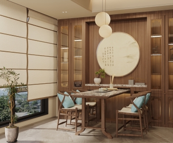 New Chinese Style Tea House-ID:396891125