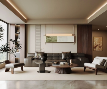 Modern A Living Room-ID:790596019