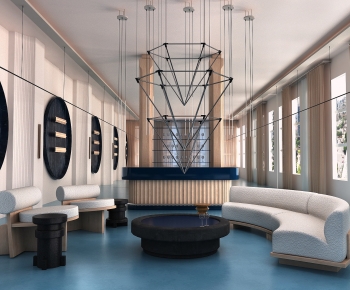 Modern Office Reception Desk-ID:122041942