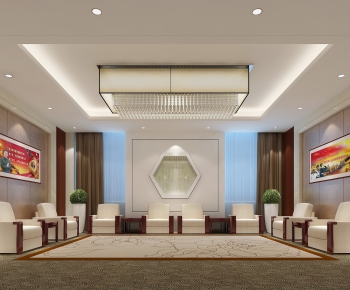 New Chinese Style Office Living Room-ID:820549015