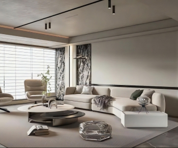 Modern A Living Room-ID:497282988