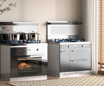 Modern Kitchen Electric Gas Range-ID:174839021