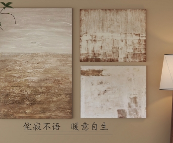 侘寂风装饰画组合-ID:287281041