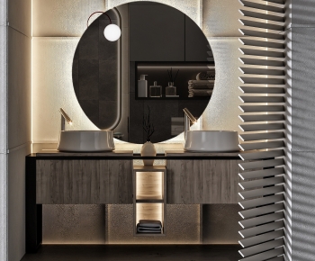 New Chinese Style Bathroom Cabinet-ID:904822112