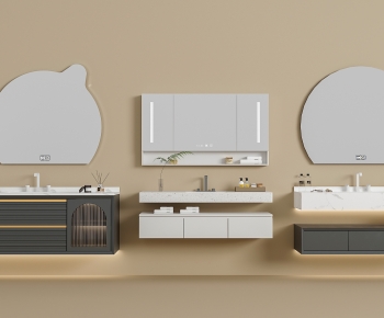 Modern Bathroom Cabinet-ID:109900952