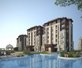 Modern Residential Building-ID:257405049