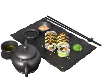 现代寿司卷茶具组合-ID:892483003