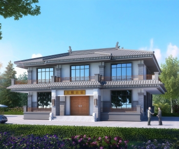 新中式独栋别墅-ID:501003039